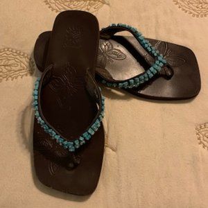 YELLOW BOX Flip Flop, Size 7.5